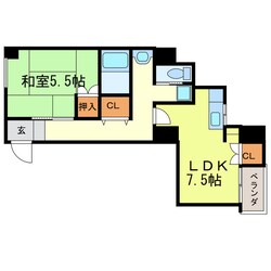 石山駅 徒歩10分 4階の物件間取画像